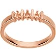 14K Rose Gold Mother's Ring - 3 Gemstone -- YOU CHOOSE THE COLORS!
