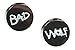 Doctor Who Bad Wolf Enamel Stud Earrings