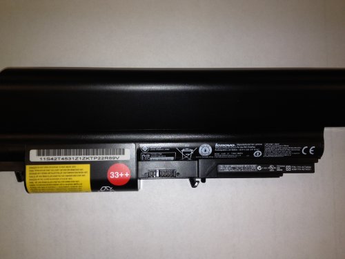 New Original Genuine IBm Lenovo Thinkpad 33++ (43R2499) 9-Cell Battery. For T61, R61, R61i, R400, T400 14-inch Wide Screen Models Only - 43R2499, 42T4530, 42T4531, 42T4532, 42T4533, 42T4547, 42T4652, 42T4653 42T4644, 42T4645, 42T5227, 42T5229, 42T5230, 42T5262, 42T5263, 42T5264, 41U3196, 41U3197, 41U3198