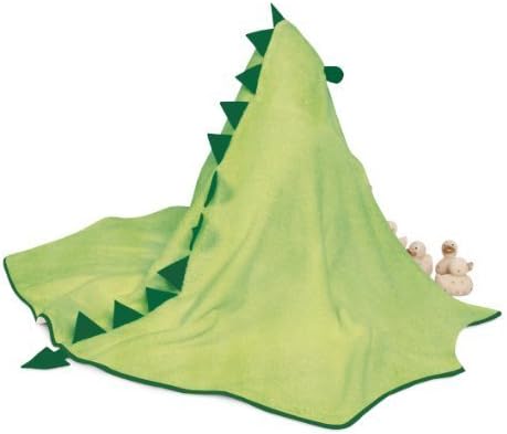 Cuddleroar Dragon Toddler Towel (Green) by Cuddledry Limited