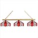 Ohio State University 3 Light Pool Table Light Style: Classic Style
