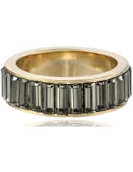 Kelly Wearstler Talmadge 18k Gold Plated Crystal Baguette Ring