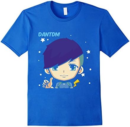 Men's Dan Diamond Shirt Large Royal Blue