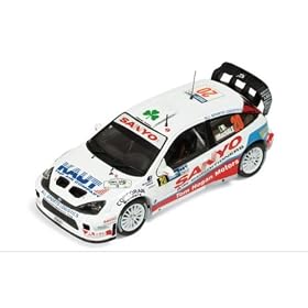 Ixo - Miniature - Ford Focus WRC #20 (SANYO) MacHALE- Rally Germany 2006