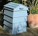 wooden beehive composter - blue - approx. 300 litres