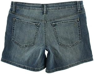 Jessica Simpson Women's Forever Roll Cuff Short, Duke Blue/Fonda, 27