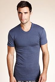 Short Sleeve Ribbed Thermal Vest