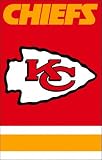 Kansas City Chiefs 2-Sided Applique Banner Flag