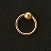Piercing rund Gold 5mm