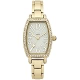 Lipsy Women's Quartz Watch with Gold Dial Analogue Display and Gold Bracelet LP210