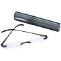 Select-A-Vision Flexi Light Reading Glass with Matching Case, Gray, +2.50