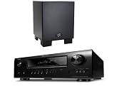 Denon AVR2112CI Integrated Network A/V Surround Receiver and MartinLogan Dynamo 300 Home Theater and Stereo Subwoofer