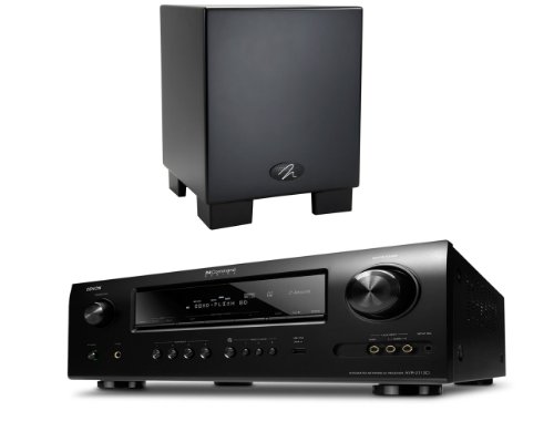 Best value Purchase Denon AVR2112CI Integrated Network A/V Surround Receiver and MartinLogan Dynamo 300 Home Theater and Stereo Subwoofer
