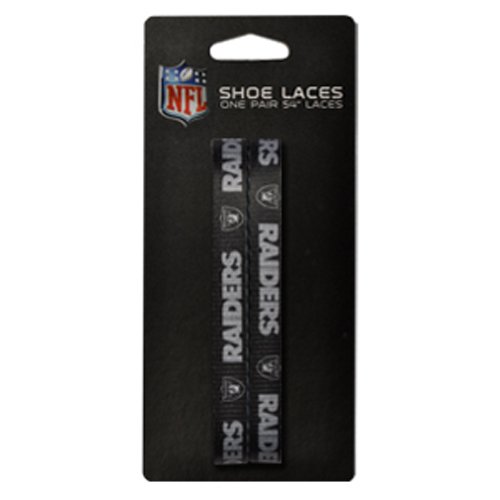 NFL Oakland Raiders 54-Inch LaceUps Shoe Laces NFL Oakland Raiders 54-Inch LaceUps Shoe Laces