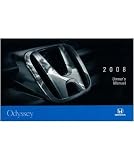 2008 HONDA ODYSSEY Owners Manual User Guide