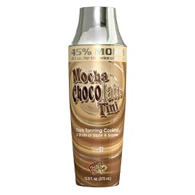 Fiesta Sun MOCHA CHOCOLATTE TINI Sizzle & Bronzer Tanning Lotion 12.5 oz.