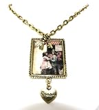 Beautiful Bella Essentials Vintage Double Sided Children Postcard Photo Charm with