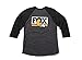 FOX Men's Heritage 3/4 Raglan L Heather Black/Black