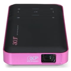 Acer C20 LED-Projektor (Kontrast: 2000:1, 20 ANSI Lumen, WVGA, 845 x 480 Pixel) pink