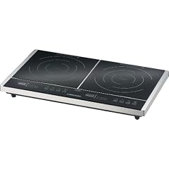 Rommelsbacher CT 3408/IN Glaskeramik Doppelkochtafel Induktion / 3400 Watt / Edelstahl