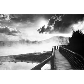 Walkway over the Lake Poster Print, 36x24