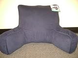 Corduroy Back Rest Pillow Navy