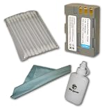 FUJI NP-150 Equivalent Replacement Battery For FinePix IS PRO & S5 PRO Digital Cameras ** Includes Screen Cleaning Kit ** - Accessory Power
