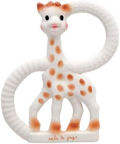 Sophie The Giraffe Vanilla Teething Ring - Plus Vulli Chan Pie Gnon Rattle Keys and Teether - Comes In Gift Boxes!