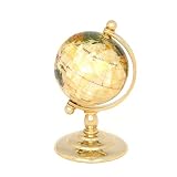 Piearth　ピィアーズ 宝石 地球儀 球径8cm 真珠貝 1脚 P8 1WGPKG
