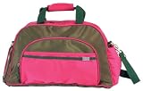 Little Company Spice Travel Bag in Olive and Bright Pink