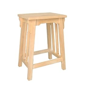 Mission counter stool - 24 sh by International Concepts