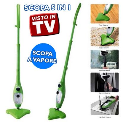 VAPORETTO LAVAPAVIMENTI IGIENIZZANTE H20 X5