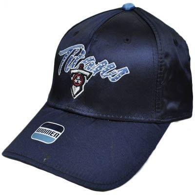 NFL Tennessee Titans Navy Light Blue Satin Gem Rhinestones Womens Ladies Hat Cap