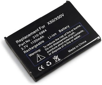 Battery for Dell Axim X50v X50 X 50 PDA Pocket PC 310-5964 35H00056-00 HC03U T6845 T6476