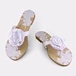 White Rose flip-flop Womens Shoes