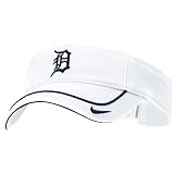 Nike Detroit Tigers White Swoosh Visor
