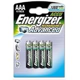 2 of Energizer AAA x 4 1000mAh Rechageable