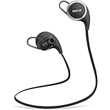 Bluetooth Headset, Bluetooth Headphones V4.1 Sport Wireless Bluetooth Stereo Earphones Sweatproof In-Ear Noise Cancelling Headphones Earbuds Headset with Microphone for Running & Exercise (Black)