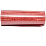 Firefly Craft Glitter Heat Transfer Vinyl For Silhouette And Cricut, 12 Inch by 20 Inch, Glitter Red