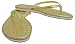 Coach M Womens Gold DEVLYNN METLLIC KID Thongs