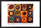 Farbstudie Quadrate, c.1913 Framed Framed Art Poster Print by Wassily Kandinsky, 26x38