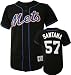 Johan Santana New York Mets Alternate Black Youth MLB Replica Jersey