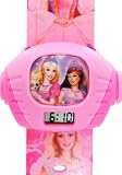TimerMall OEM - Montre Enfants - Quartz - Caoutchouc - Barbie rose dessin??e Rubber Strap Digital Kids projection