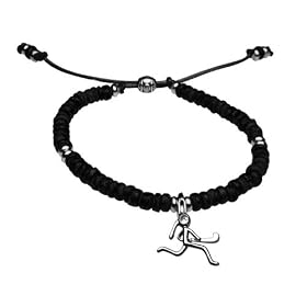 Click here to buy Natural SportBEAD Adjustable Bracelet - Field Hockey Stick Figure Charm.