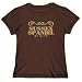 T-Shirt Womens Brown " Sussex Spaniel - ORNAMENTS / URBAN STYLE " Dogs