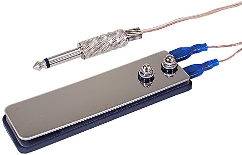 10 Turn Mini Tattoo Power Supply Kit w/ Flat Foot Pedal & Clip Cord - Black