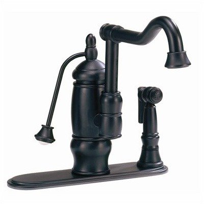 Deck Mount Kitchen Faucet Finish: Chrome