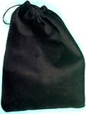 Large Black Velveteen Bag 5 X 7