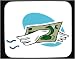 Decorated Mouse Pad with art, wing, currency, cash, bill, flying, money