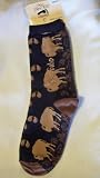 Buffalo March Black Socks Medium for Bare Feet Adult Socks